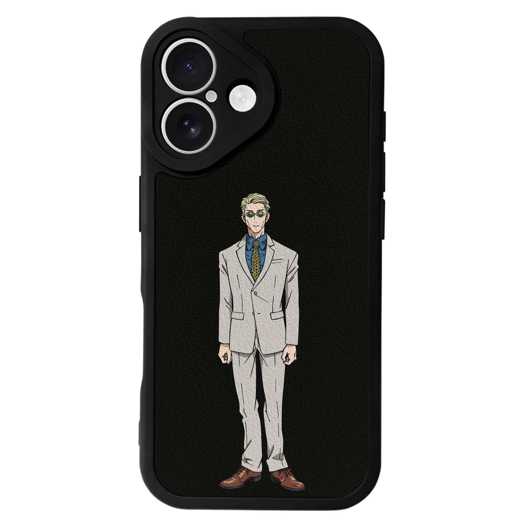 （画像用） 呪術廻戦 Jujutsu Kaisen 【iPhone 16シリーズ対応】シリコンスマホケース（レザー調） 材質：シリコン
